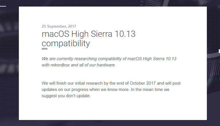 Actualización De Chrome Para Mac OS High Sierra.