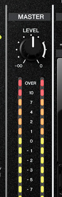 cabina dj con consola sonido front 01
