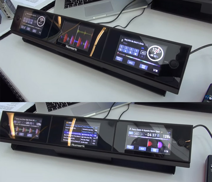 Numark Dashboard Pantallas