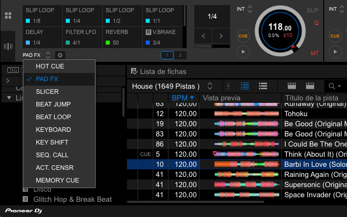 Rekordbox Pad Mode