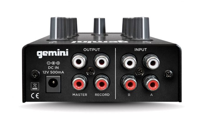 Mezcladoras de Bolsillo: Gemini MM1 vista posterior