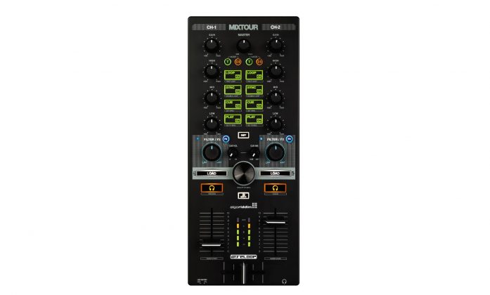 Mezcladoras de Bolsillo: Reloop Mixtour Vista Superior