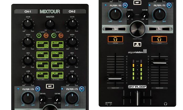 Mezcladoras de Bolsillo: Reloop Mixtour Vista Superior Partes
