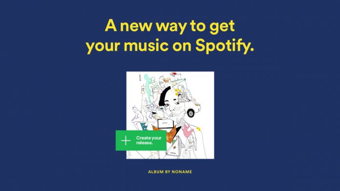 Spotify For Artist - Upload