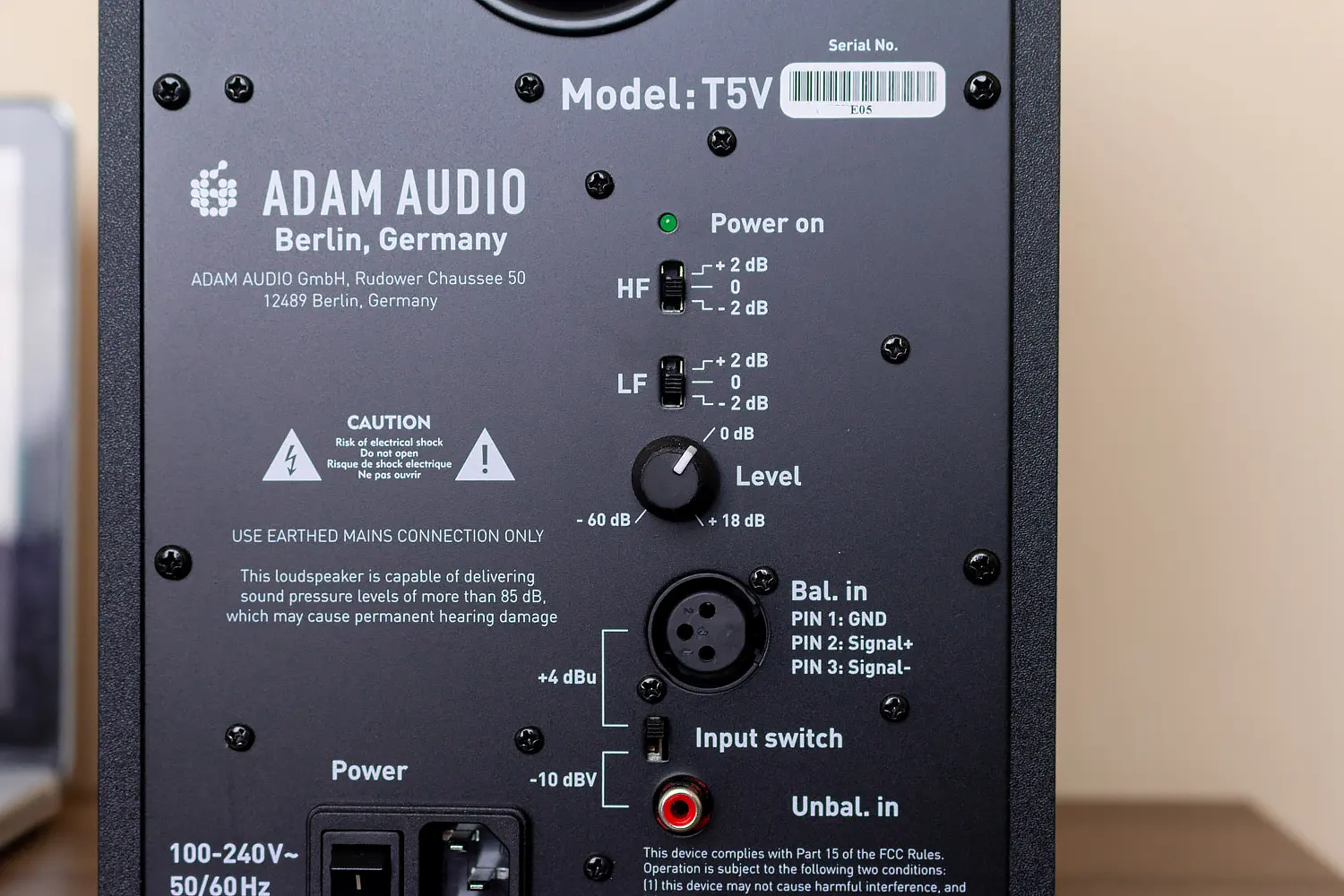 Adam Audio T5V - Amplificación