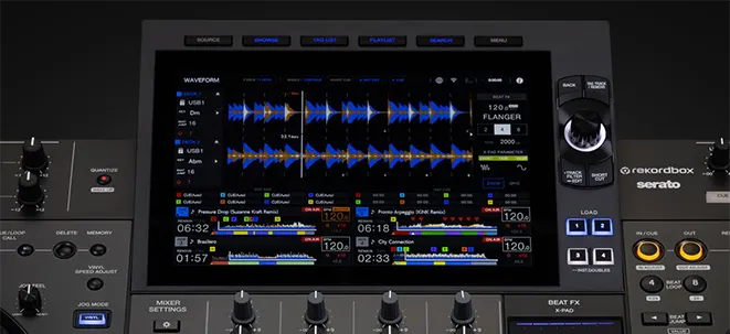 AlphaTheta XDJ-AZ | Pantalla táctil de 10"
